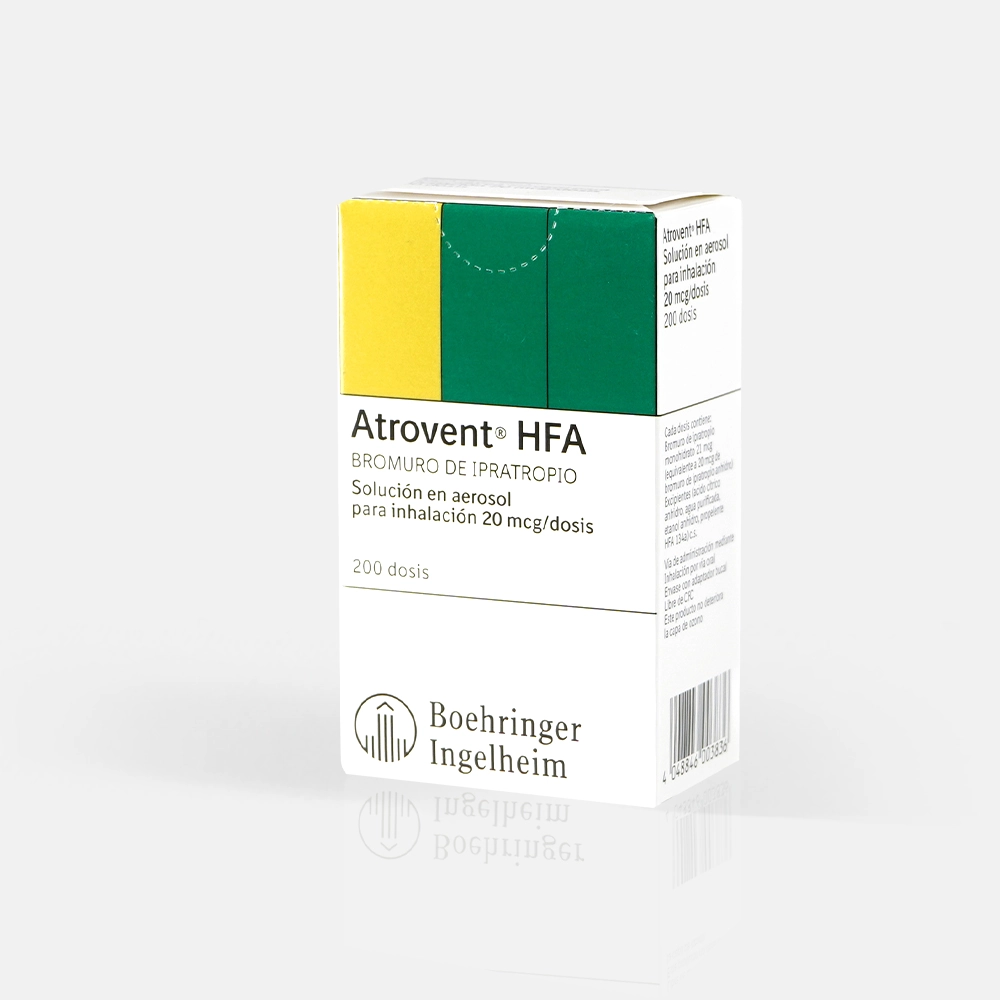 Atrovent HFA 20mcg 200ds Aer.Inh. BROMURO DE IPRATROPIO 