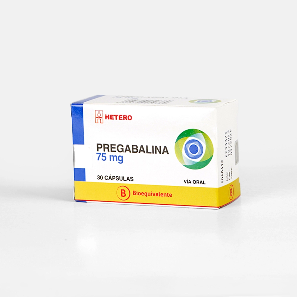 Pregabalina 75mg 30 Cap. PREGABALINA