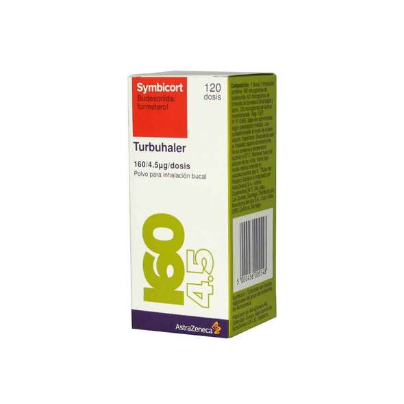SYMBICORT TURBUHALER 160mcg/4,5mcg BUDESONIDA 