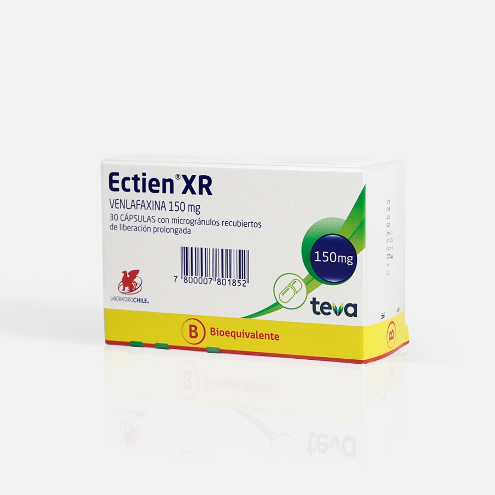Ectien XR 150mg 30 Cap. VENLAFAXINA 