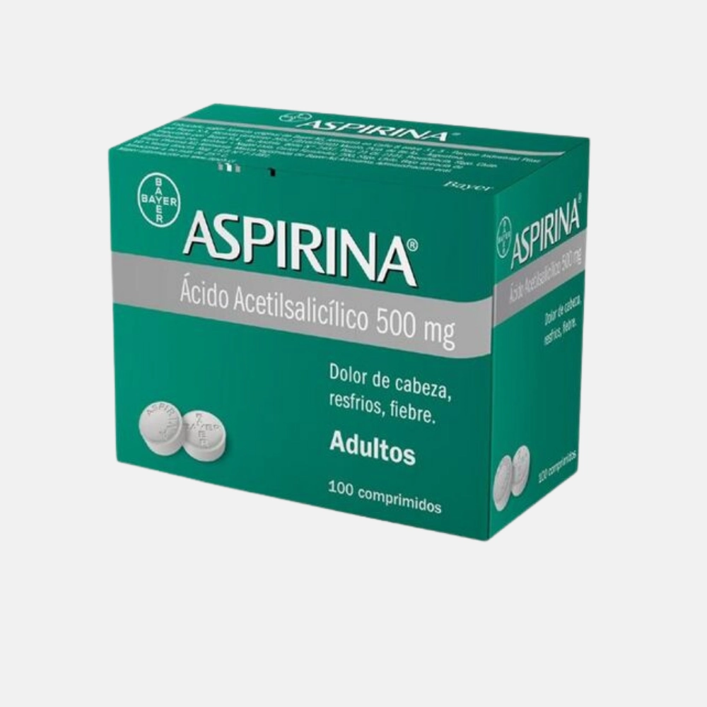 Aspirina Adulto 500mg 10 Comp. ACIDO ACETILSALICILICO 