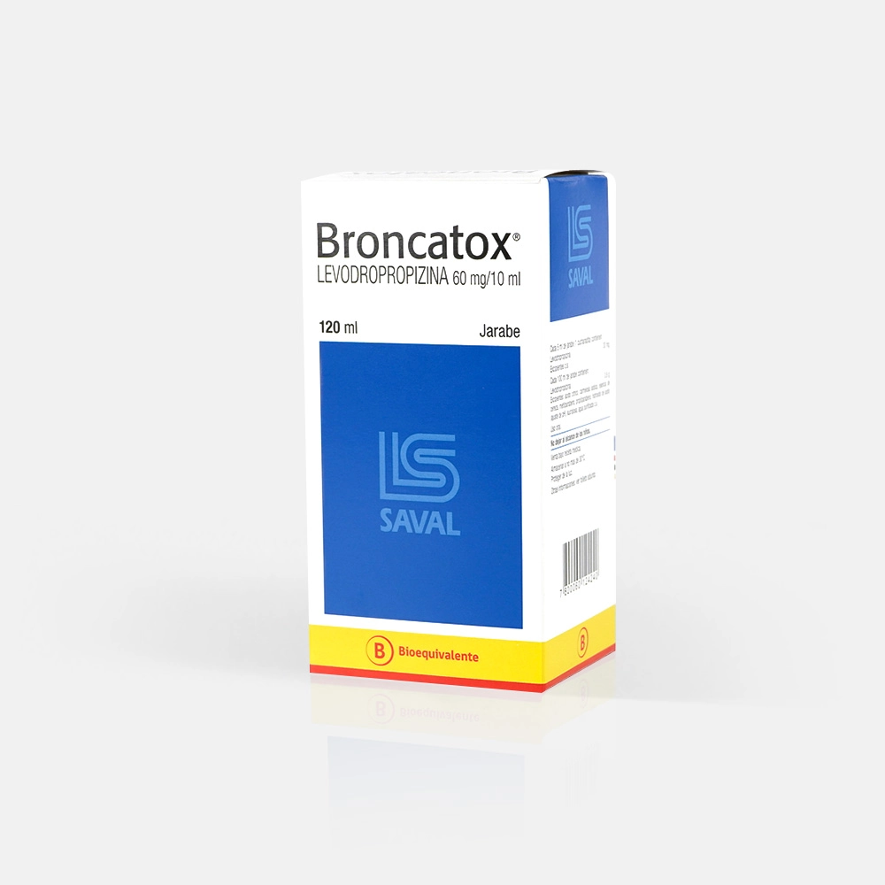 Broncatox 60mg/10ml 120ml Jbe. LEVODROPROPIZINA 