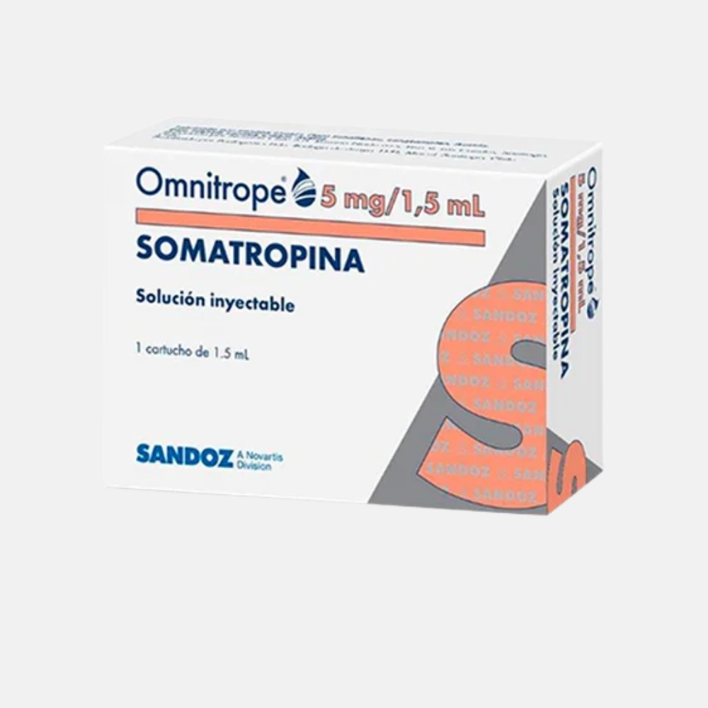 Omnitrope 5mg/1.5ml 1 Cadtridge SOMATROPINA