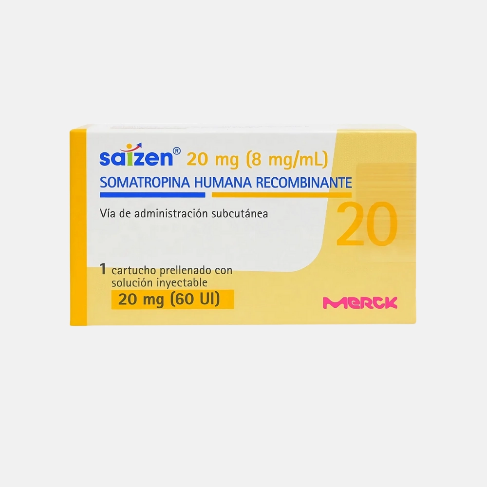 Saizen 20mg 1 Jp. SOMATROPINA 