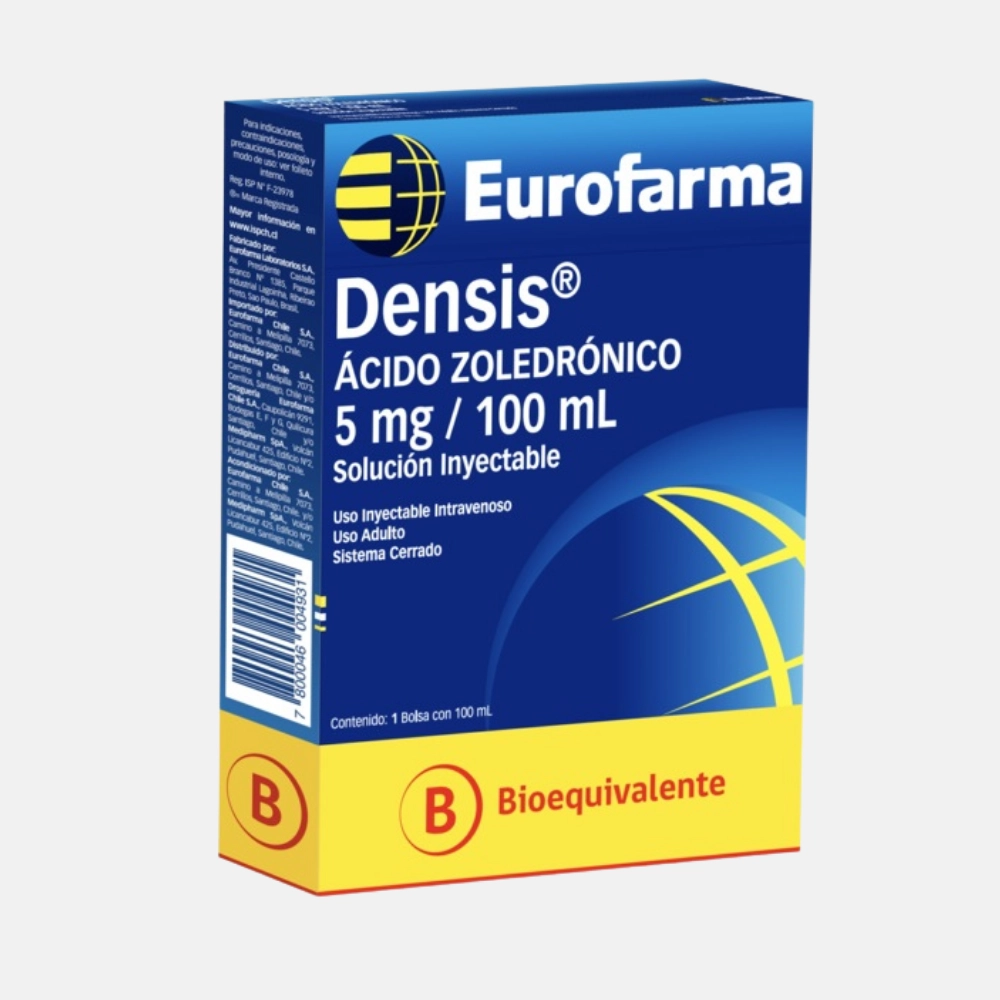 Densis 5mg/100ml 1 Sol.Iny. ACIDO ZOLEDRONICO