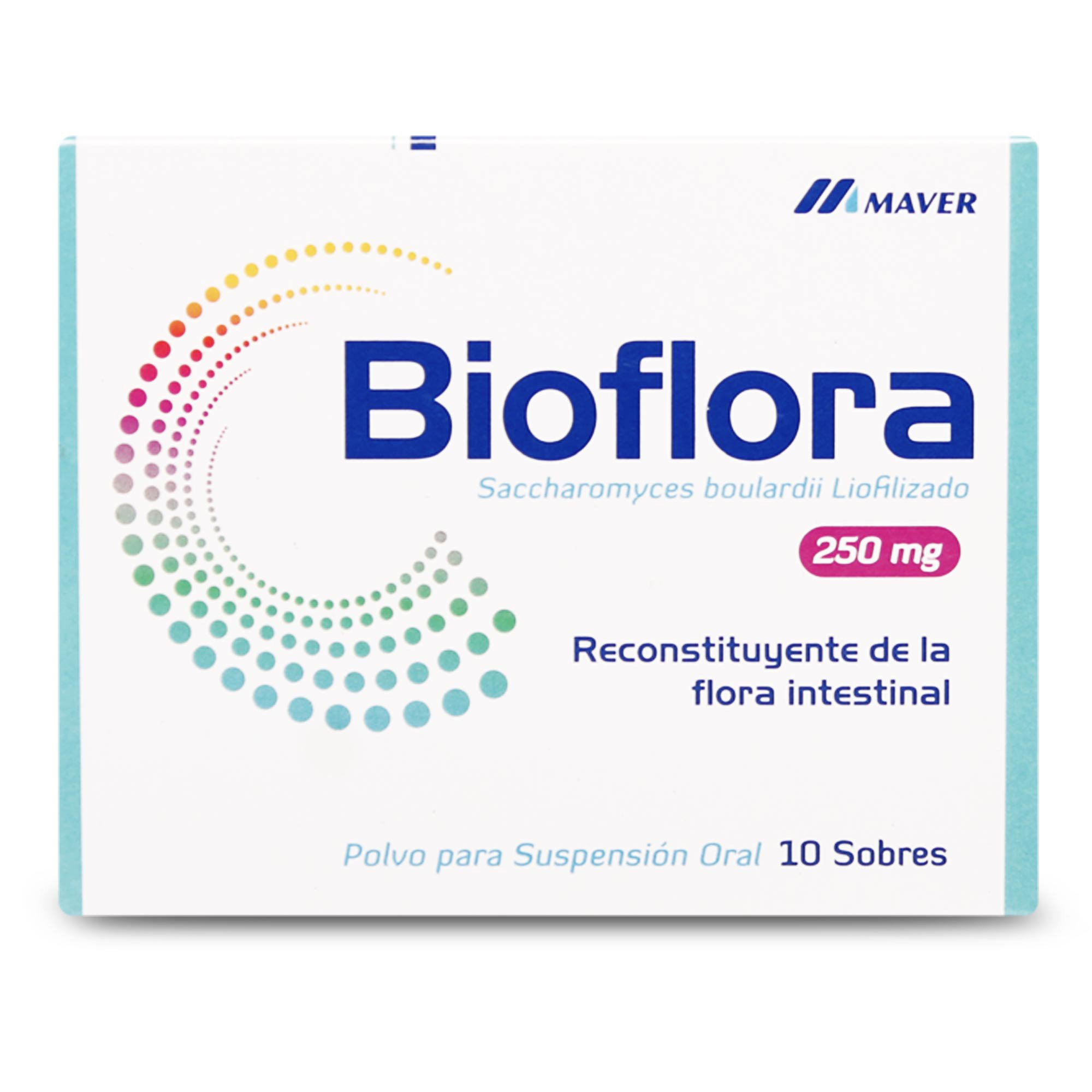 Bioflora 250mg 10 Sobres SACCHAROMYCES BOULARDII 