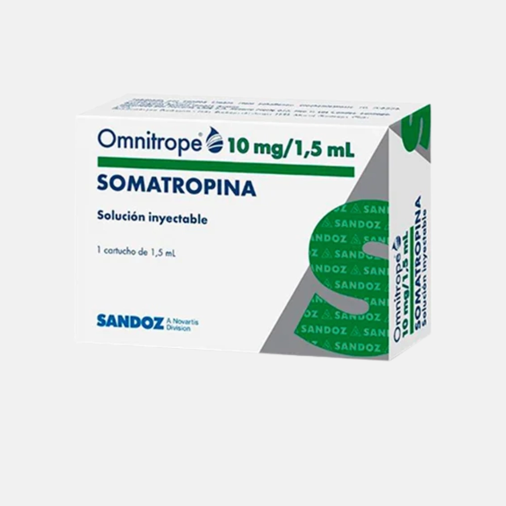Omnitrope 10mg/1.5ml 1 Cadtridge SOMATROPINA 