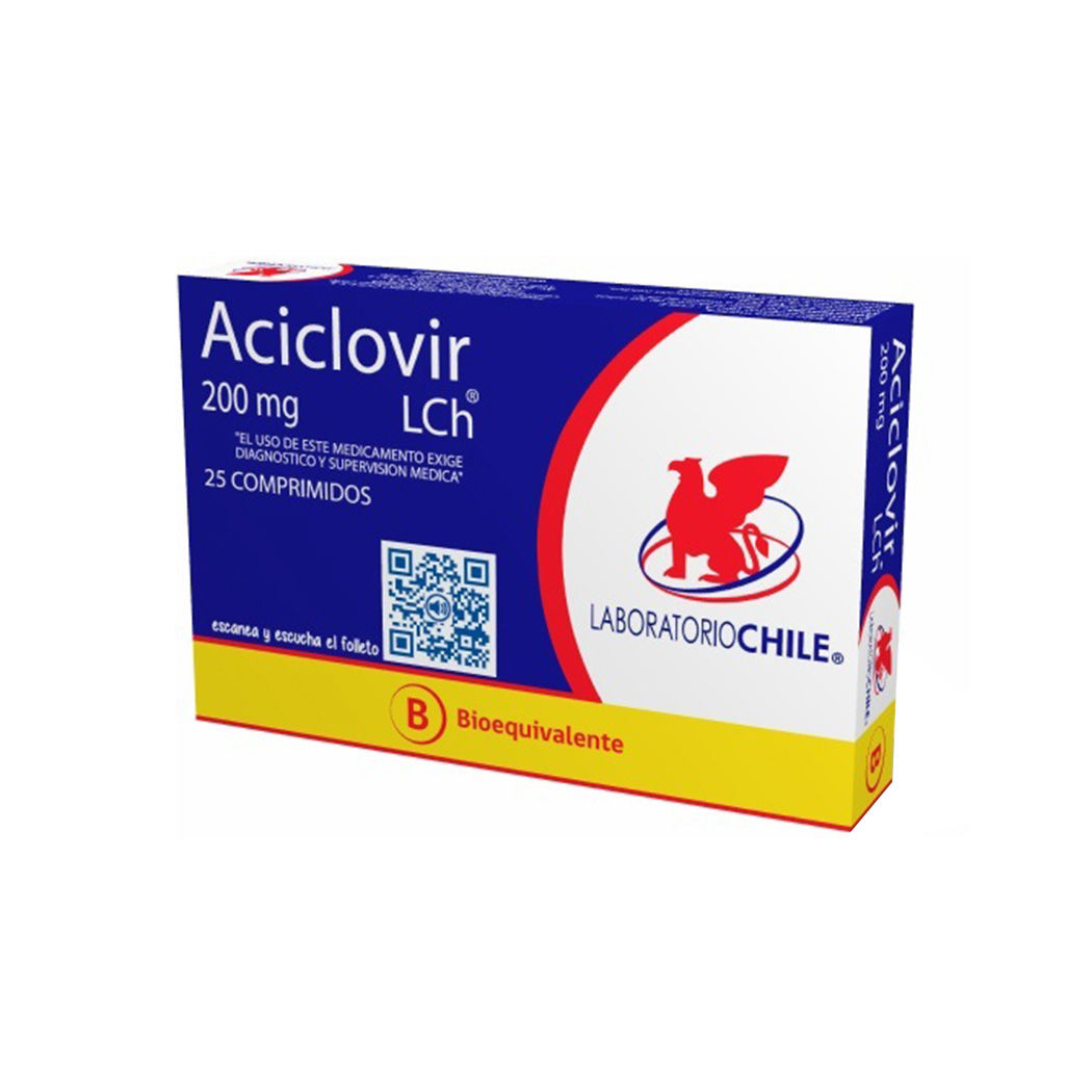 Aciclovir 200mg 25 Comp. ACICLOVIR 
