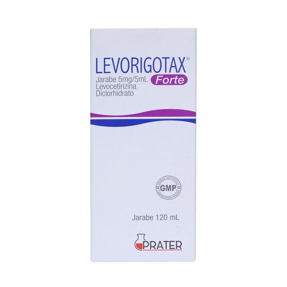 Levorigotax Forte 5mg/5ml 120ml Jbe. LEVOCETIRIZINA 