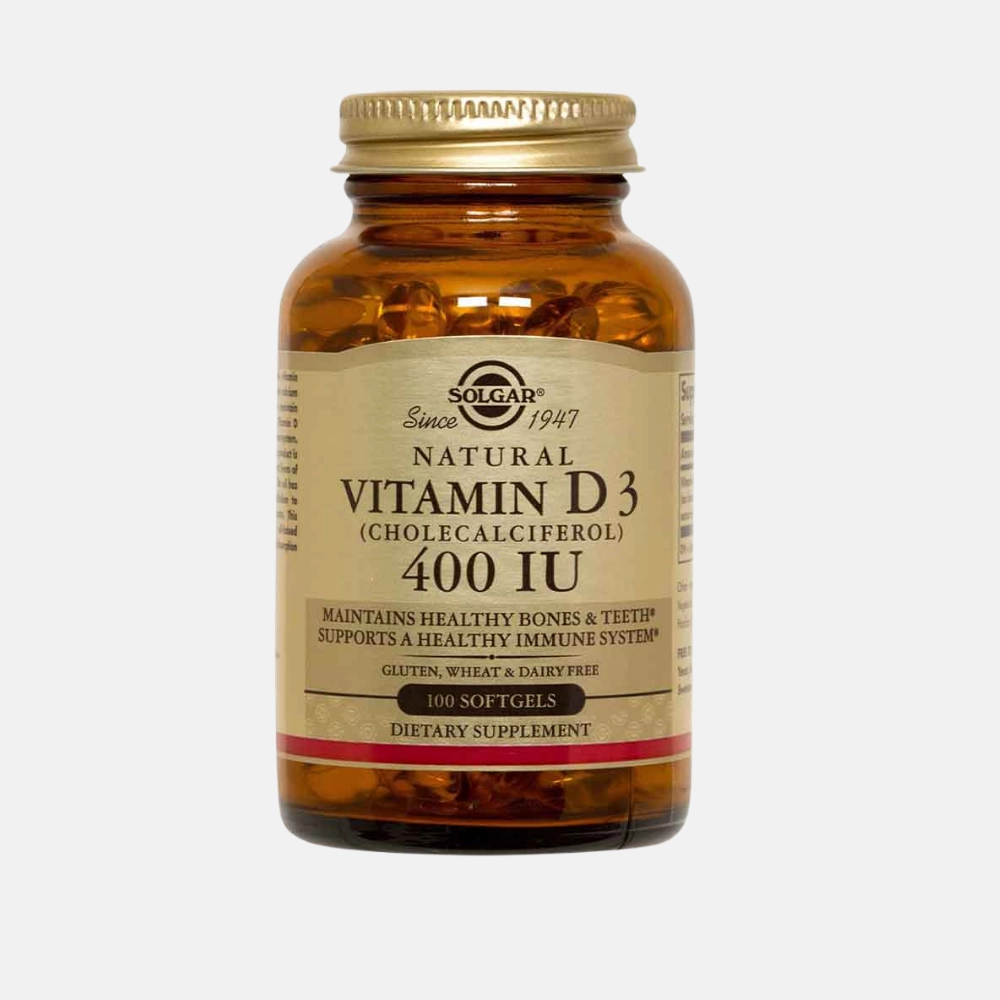 Solgar Vitamina D3 400 IU 100 Cap. Bl. VIT D3