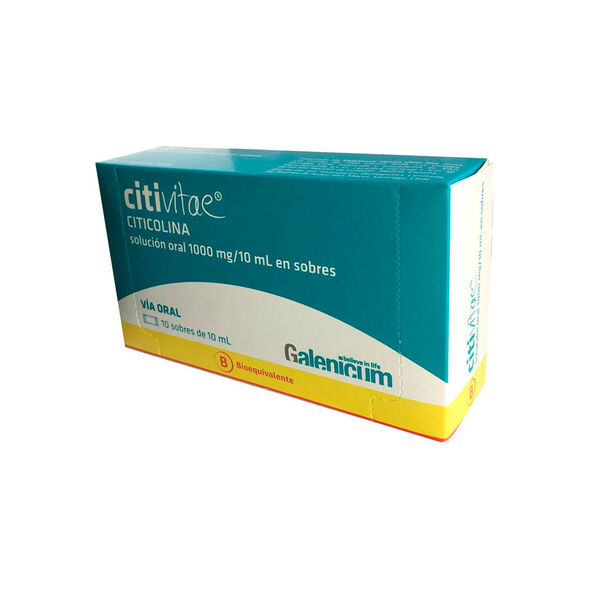 Citivitae 1000mg/10ml 10 Sobres CITICOLINA