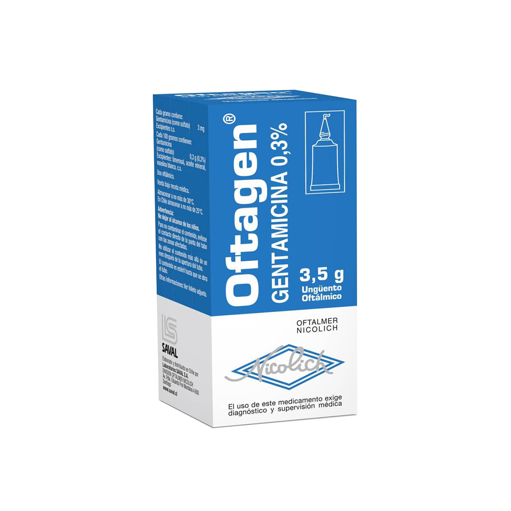 Oftagen 0,3% 3,5g Ung.Oft. GENTAMICINA 