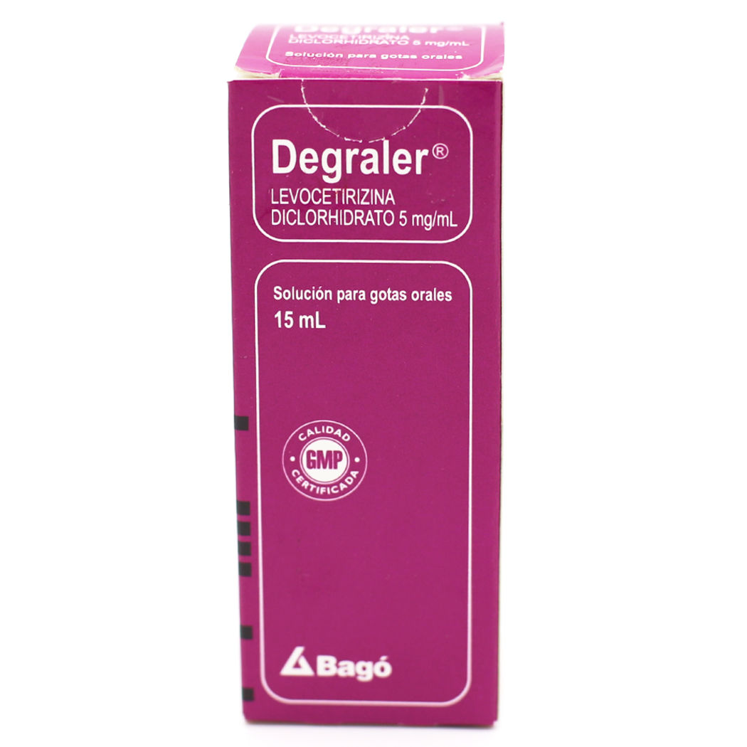 Degraler 5mg/ml 15ml Gts. LEVOCETIRIZINA 