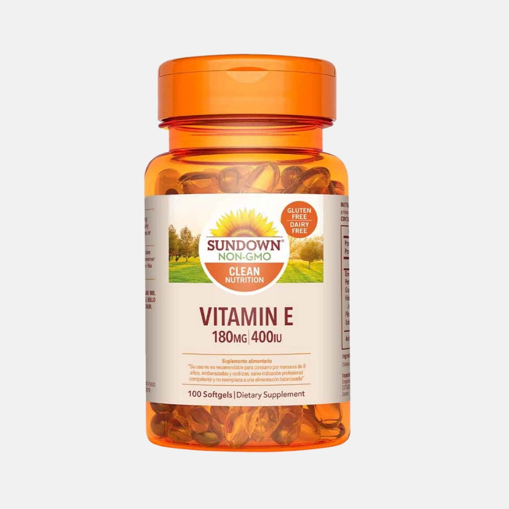 Sundown Vitamina E 400 UI 100 Cap. Bl. 