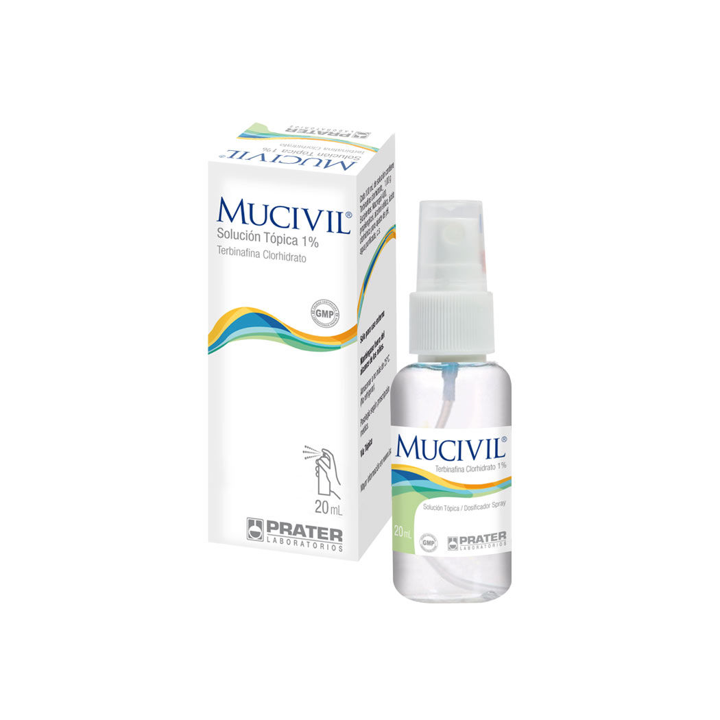 Mucivil 1% 20ml Spray TERBINAFINA