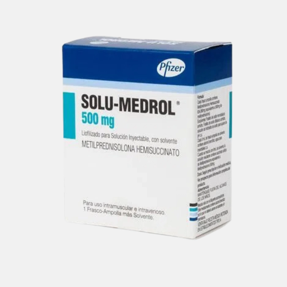 Solu Medrol 500mg 1 Amp. METILPREDNISOLONA 