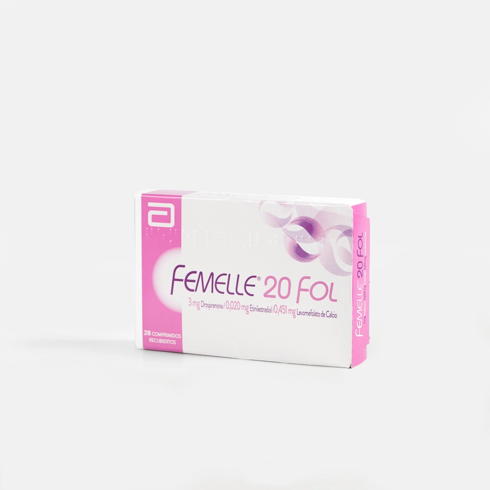 Femelle 20 Fol 0,020mg/3mg 28 Comp.Rec. DROSPIRENONA 