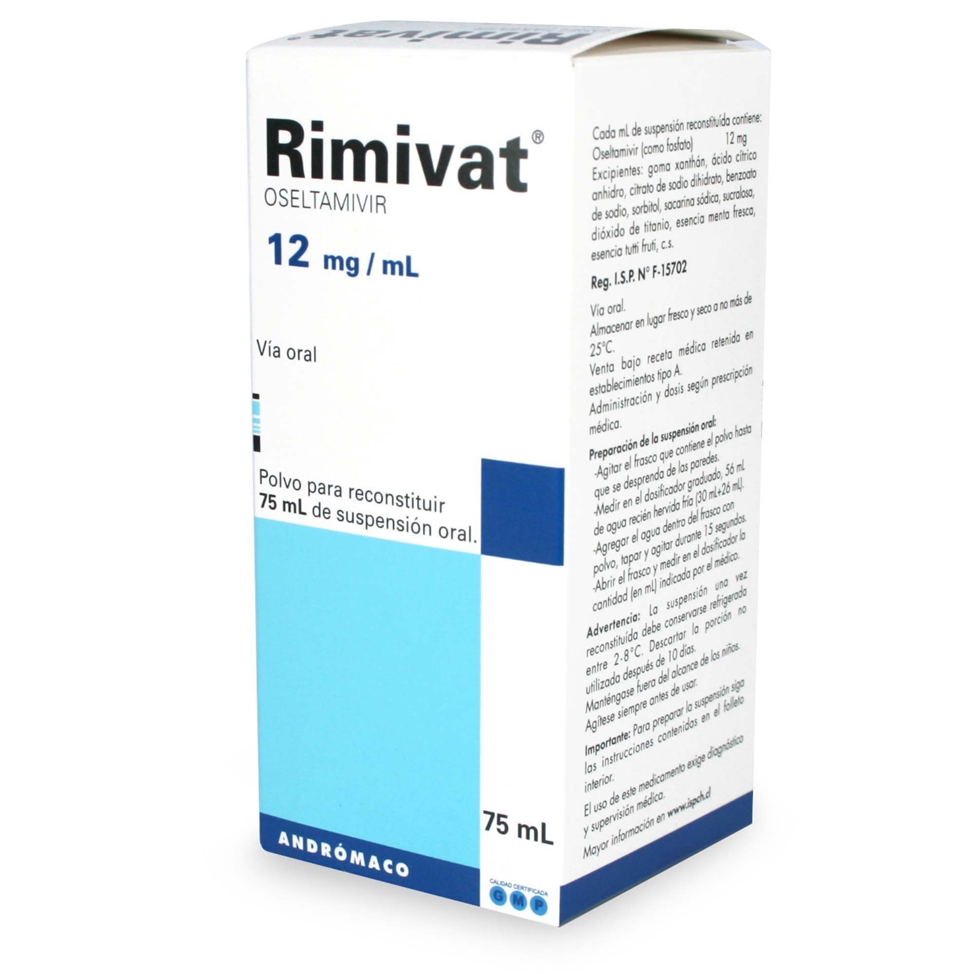Rimivat 12mg/ml 75ml Sol. Oral OSELTAMIVIR 